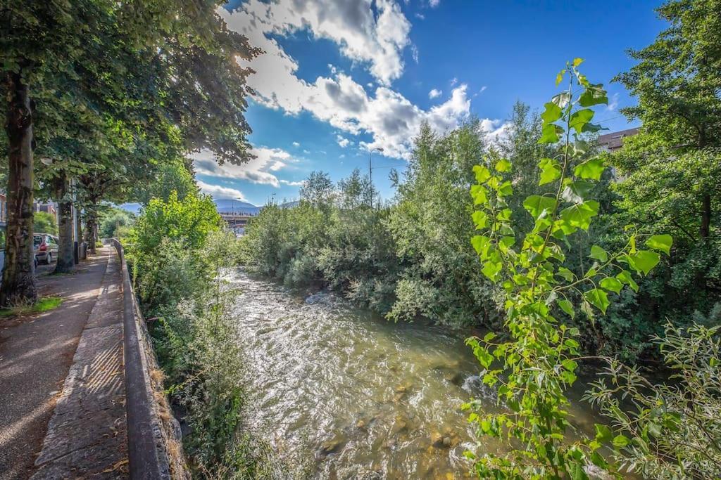 Appartement Au Bord De La Leysse A Chambery Bagian luar foto
